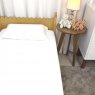 Lençol Solteiro c/ Elástico e Fronha Micropercal 300 Fios Branco