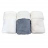 Manta Cobertor para Bebê Soft Fleece Sherpa Off White