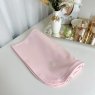 Manta para Bebê Malha Suedine Rosa