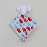 Naninha Malha para Bebê Pompom Elefantinho Azul