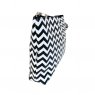 Necessaire Vinil Chevron Preto