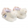 Pantufa para Bebê Estampa Jardim Secreto Nice Rosa