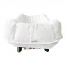 Capa para Bebê Conforto Ajustável Micropercal 300 Fios Branco