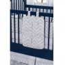 Porta Tudo para Bebê 1 Peças Brooklyn Chevron Cinza