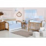 Kit Enxoval de Berço Lollipop II Coroinha Azul 9 peças com Mosquiteiro