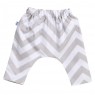 Calça Saruel para Bebê e Kids G - Chevron Cinza