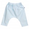 Calça Saruel para Bebê G - Pied Poule Azul - Calça Saruel para Bebê e Kids G - Pied Poule Azul