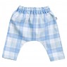 Calça Saruel para Bebê e Kids G - Xadrez Charlie Azul