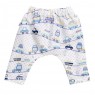 Calça Saruel para Bebê e Kids GG - Carrinhos Azul