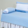 Kit Cama Babá 7 peças Transporte Azul