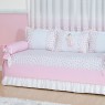 Kit Cama Babá 7 peças com Saia Lollipop II Bailarina Rosa