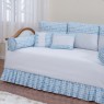 Kit Cama Babá 9 Peças com Saia London Azul