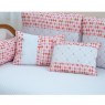 Kit Cama Babá 9 Peças com Saia London Rosa