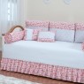 Kit Cama Babá 9 Peças com Saia London Rosa