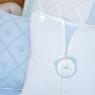 Kit Cama Babá 9 Peças com Saia Deville Azul