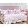 Kit Cama Babá 7 peças com Saia Lollipop II Coroinha Rosa