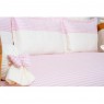 Kit Cama Babá 7 peças com Saia Lollipop II Classic Pérola Rosa