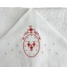 Toalha de Banho para Bebê Felpuda Revestida Fralda Tulipas Maria Joaquina
