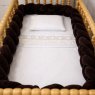 Trança Protetora de Berço e Cama Plush Marrom