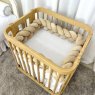 Trança Protetora de Mini Berço Plush Bege