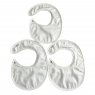 Trio de Babadores Atoalhados para Bebê 400 Fios Blanche